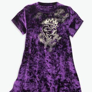 Disney Descendants Purple Velvet Dress with a tag size 7/8